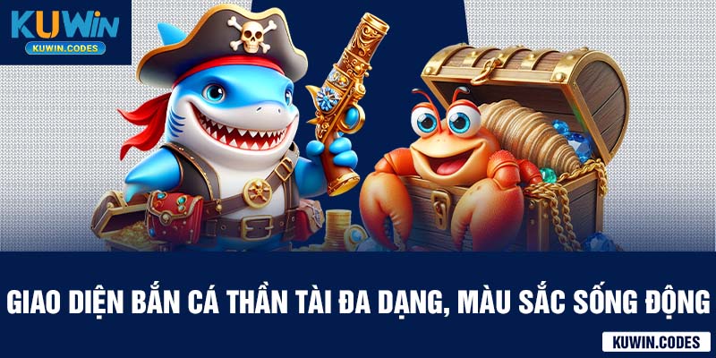 Giao diện bắn cá thần tài kuwin