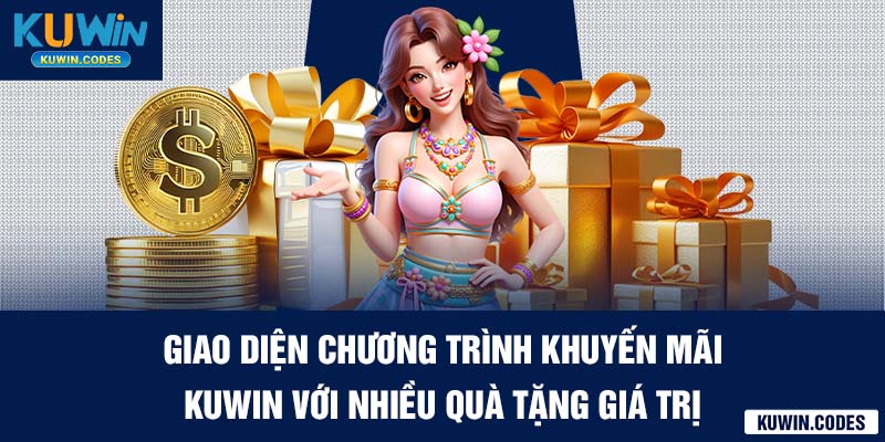 giao diện khuyến mãi kuwin